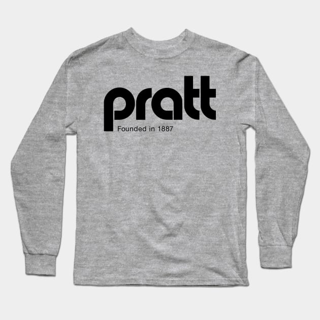 Pratt - retro Long Sleeve T-Shirt by ThirteenthFloor